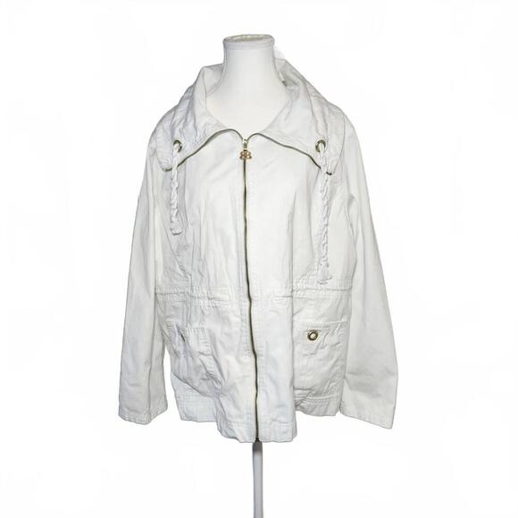 White Women's Jacket by activity-ology, Size XL - Picture 1 of 7